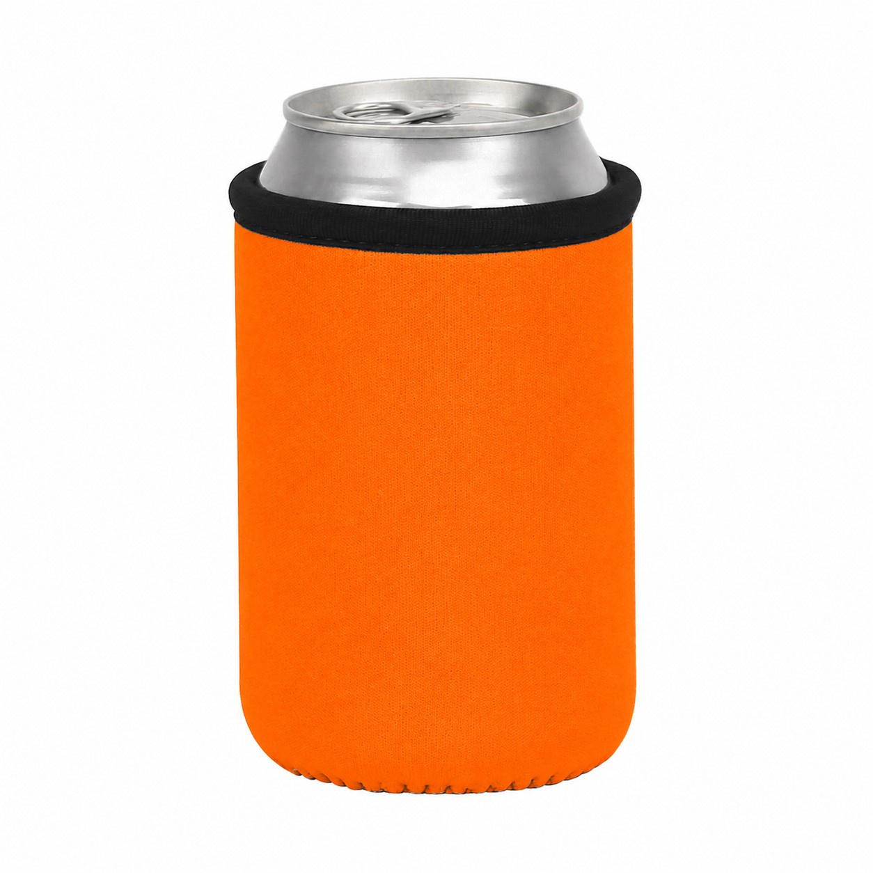 Neoprene Can Cooler Sleeve — Orange