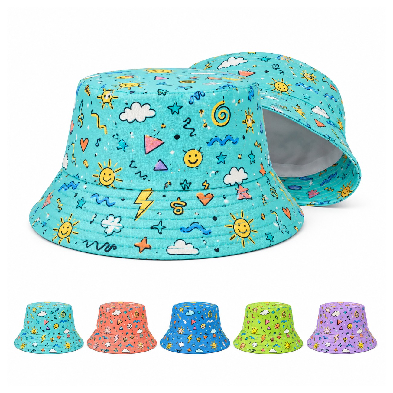 Foldable Polyester Bucket Hat