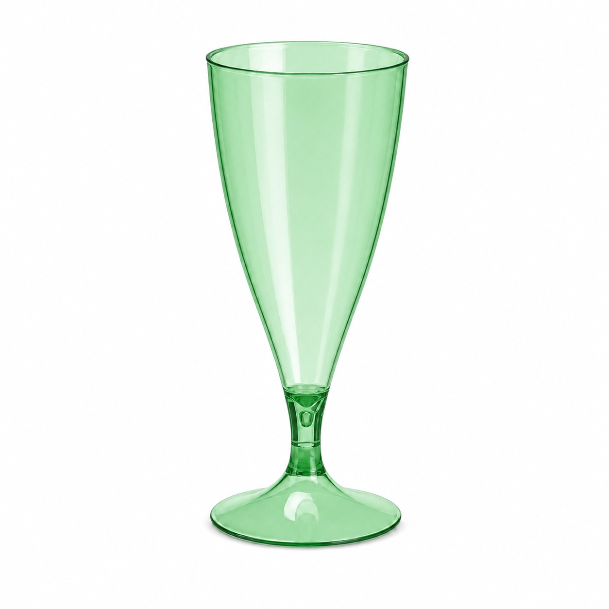 Reusable Plastic Wine Glasses — Green