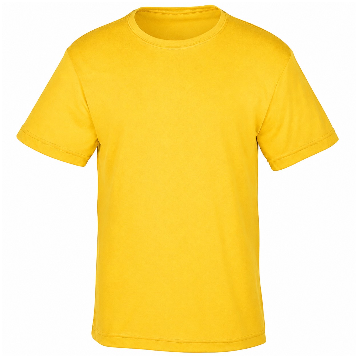 Recycled Tri-Blend Crewneck T-Shirt — Yellow
