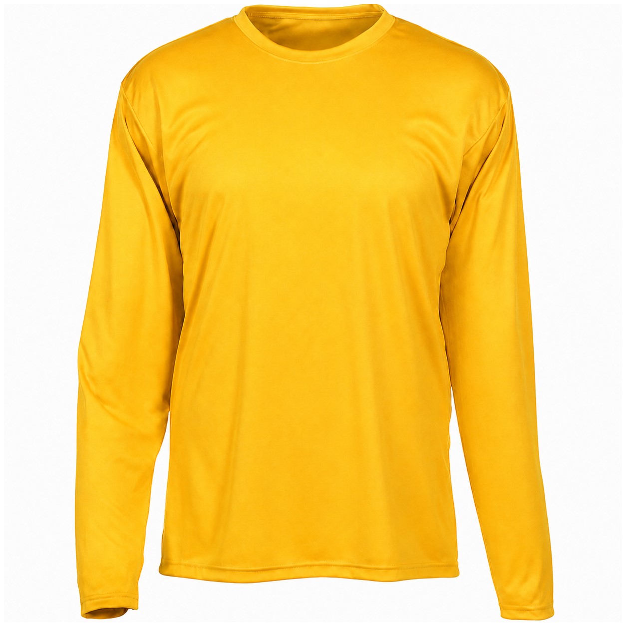 Recycled Polyester Cooling Tee — Gold
