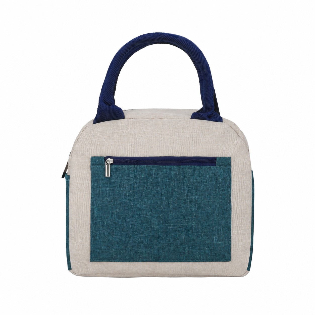 300D Poly Yellow Lunch Cooler — Beige