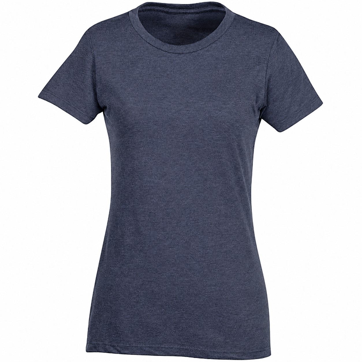 Ladies Combed Ringspun Cotton Blend Tee — view 2
