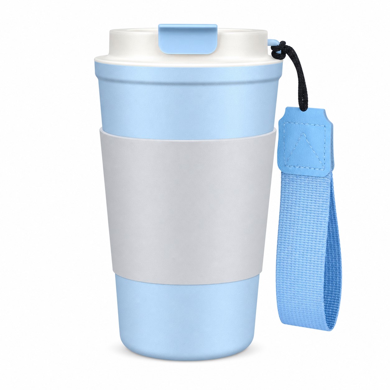 Wrist Strap 12 Oz Insulated Coffee Mug — view 2
