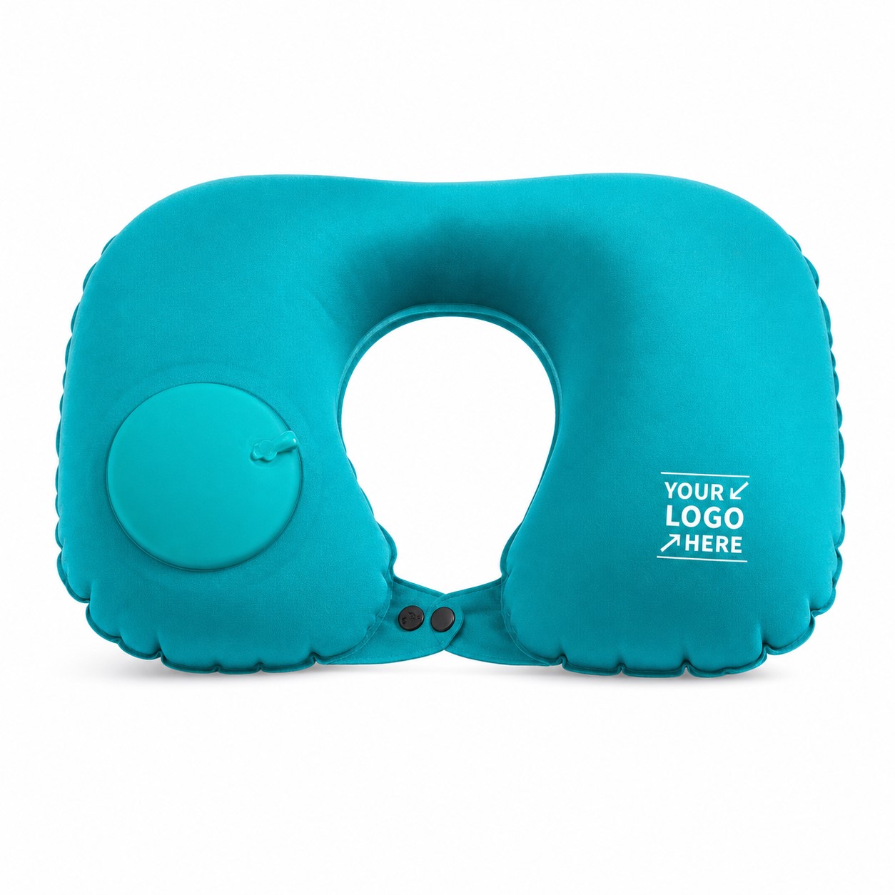 Manual Pump Crystal Flannel Travel Pillow — view 2
