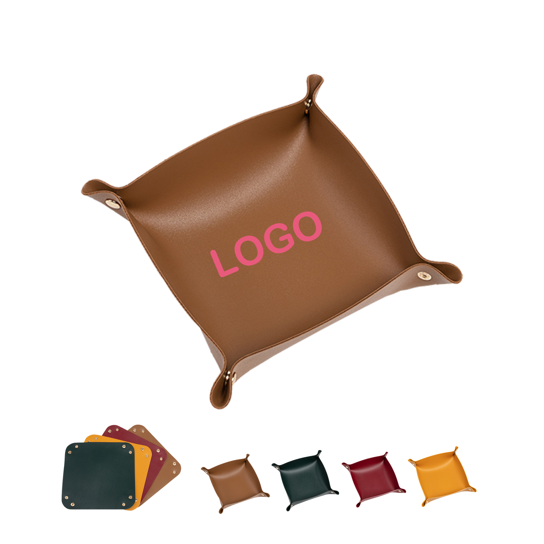 Snap Corner PU Valet Tray