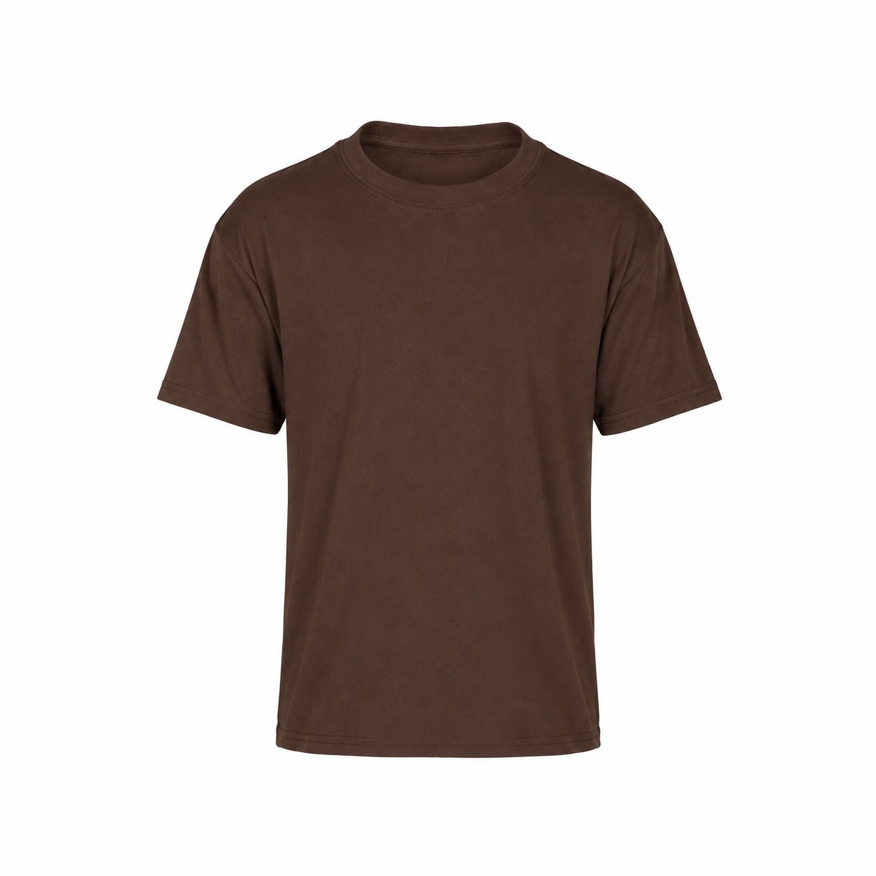 Essential Youth Cotton T Shirt — Brown