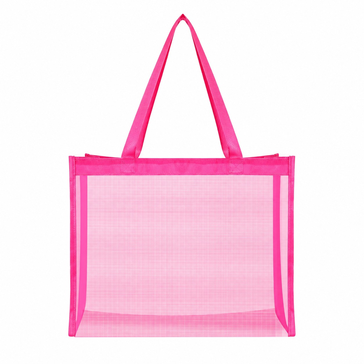 Nylon Reinforced Handles Tote Bag — Pink