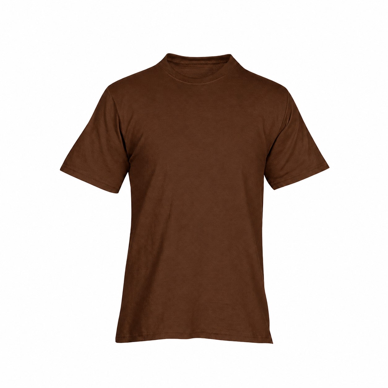 Classic Cotton Screen T Shirt — Brown