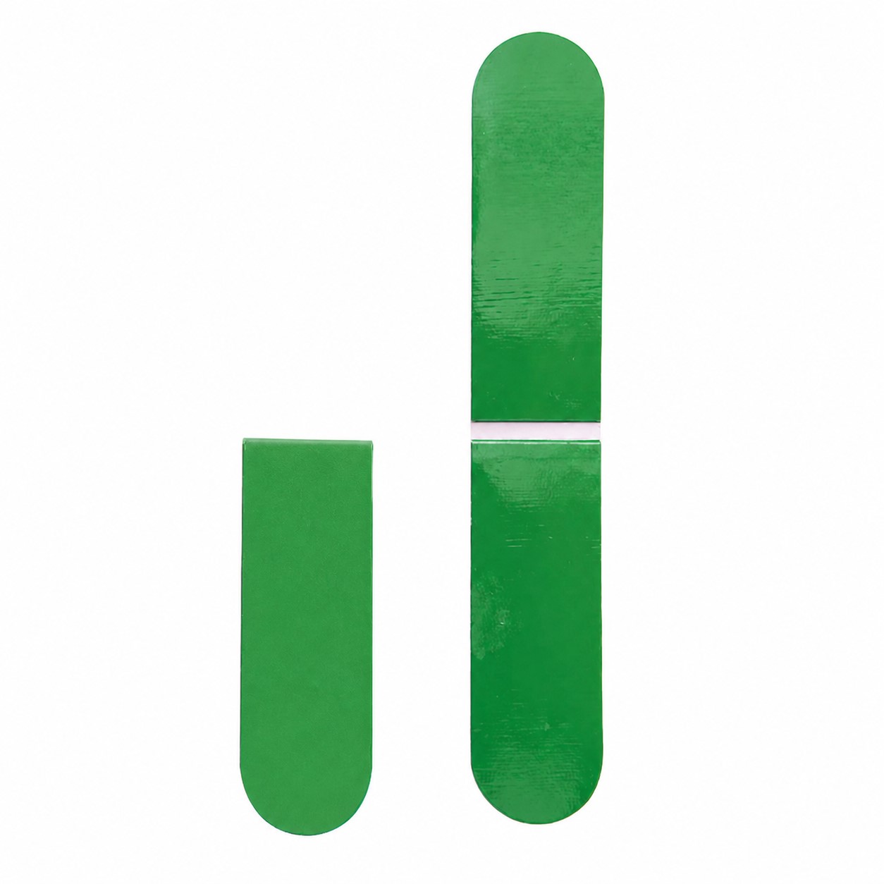 Magnetic Fold Over Bookmark — Green