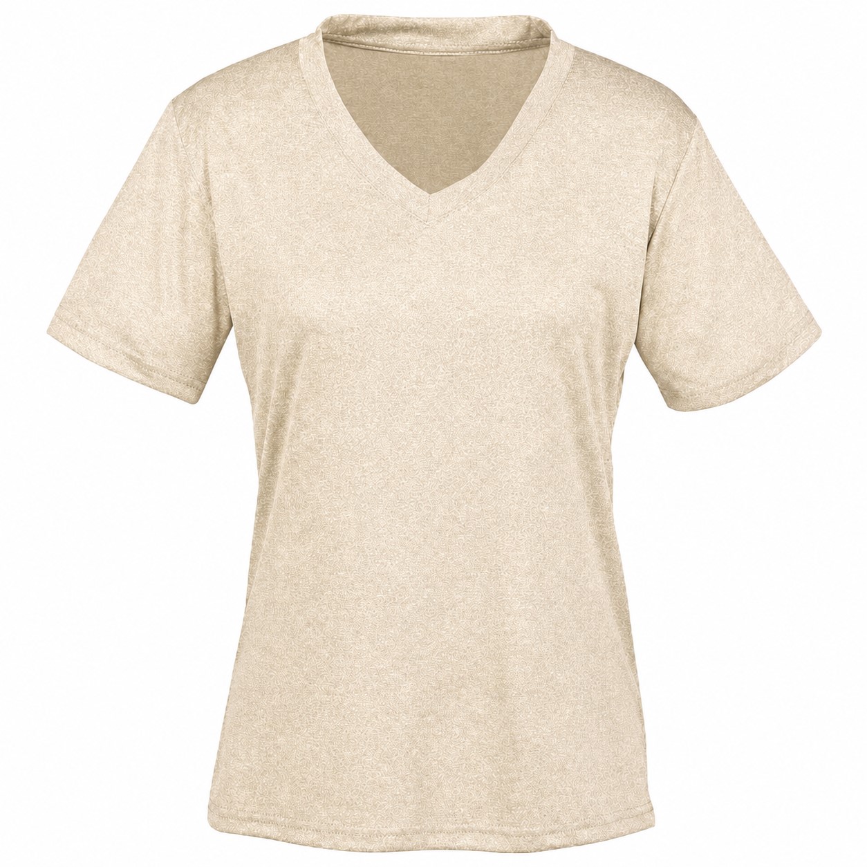 Cotton-Polyester Blend Sweatshirt — Beige