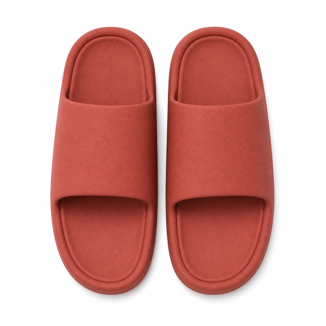 Textured Thick Sole EVA Slide Slippers — view 2