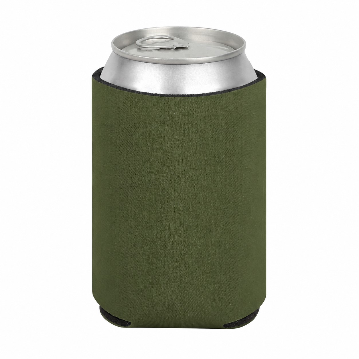 Economy Foam Can Cooler — Army Green