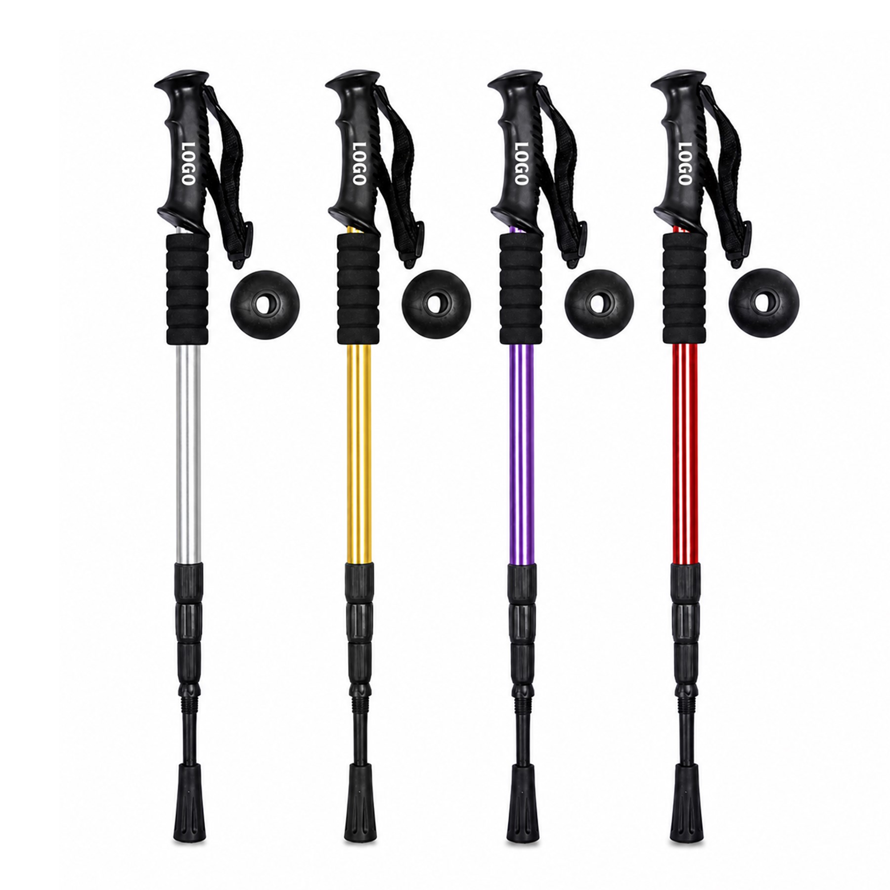 Three Section Aluminum Hiking Trekking Pole