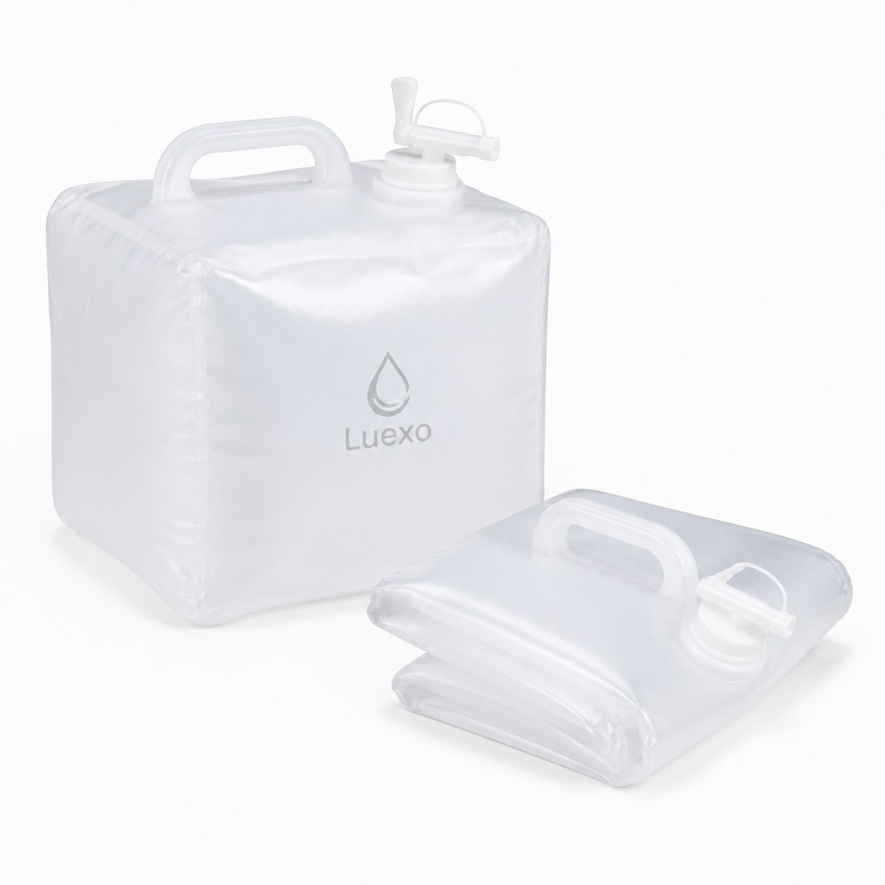 Collapsible Five Liter Water Container With Tap