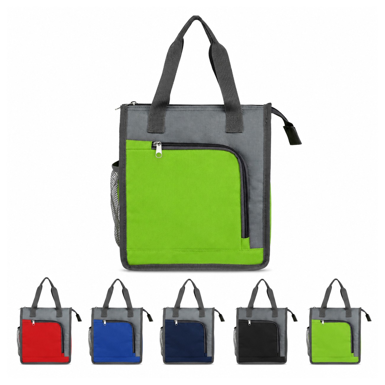 300D Polyester Insulated Lunch Cooler Tote