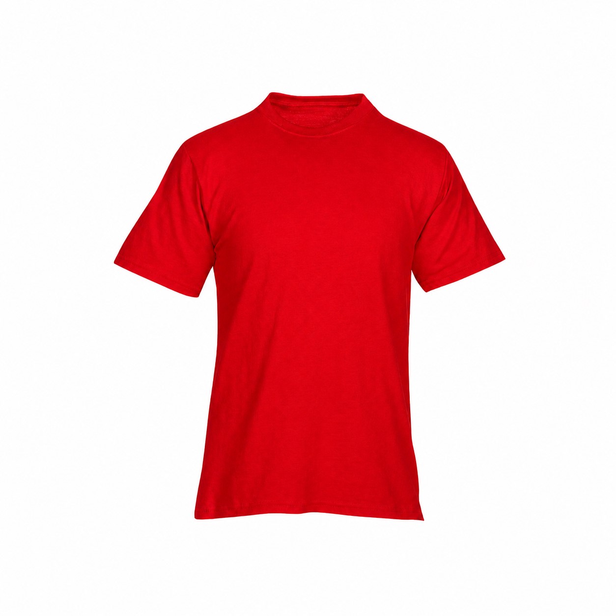 Classic Cotton Screen T Shirt — Red