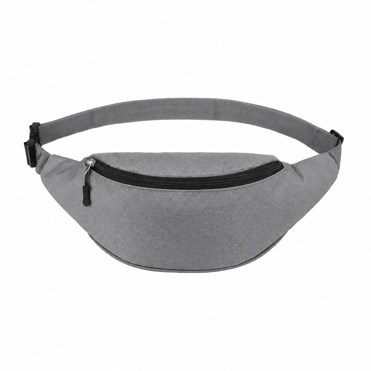 600D Polyester Fanny Pack — Gray