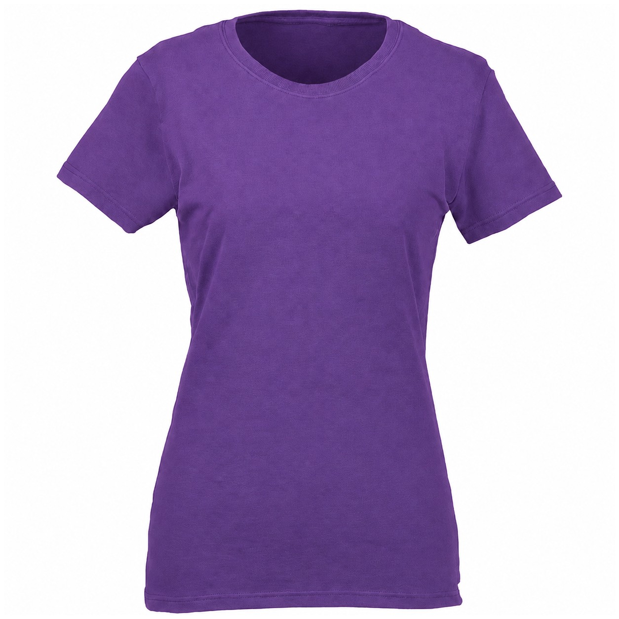 Ladies Heavy Cotton T Shirt — Purple