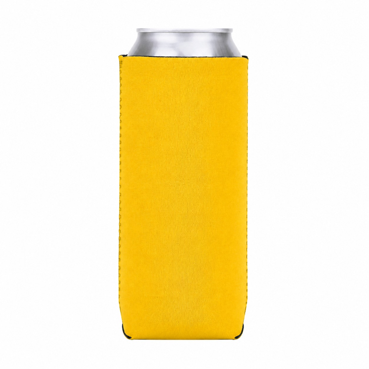 Tall Boy Neoprene Can Cooler — Yellow