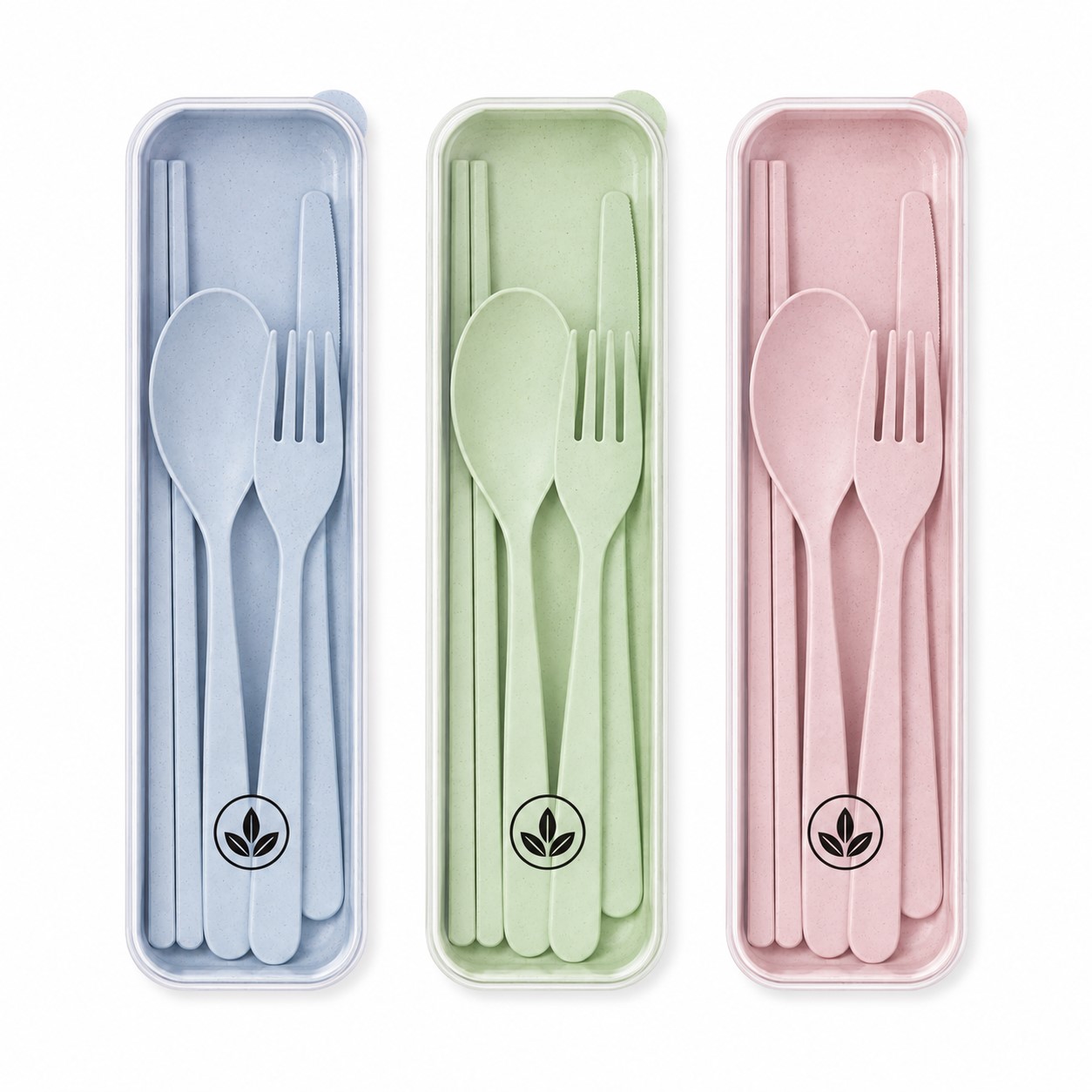 Slim Polypropylene Travel Utensil Kit