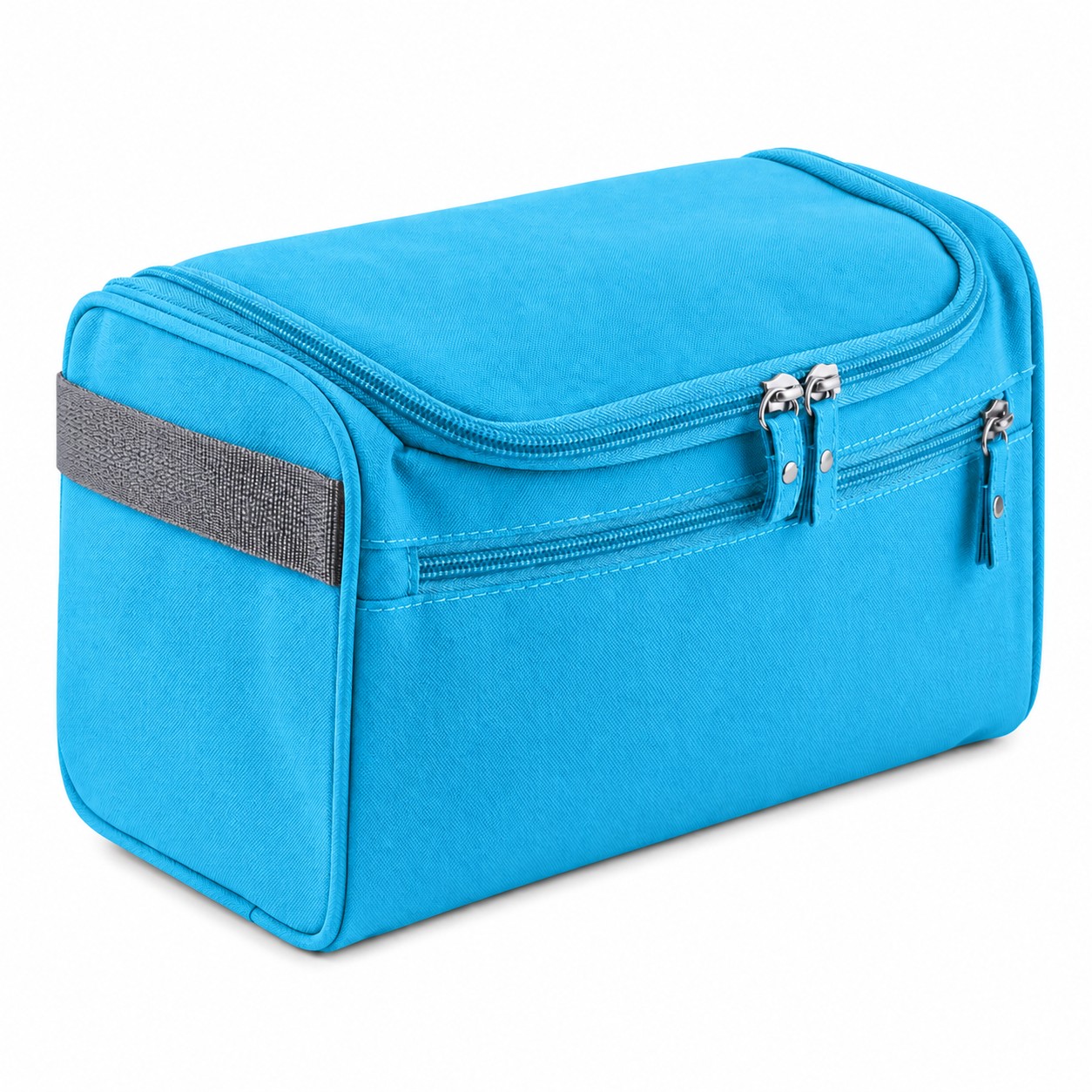 Hanging Waterproof Toiletry Organizer Bag — Cyan Blue