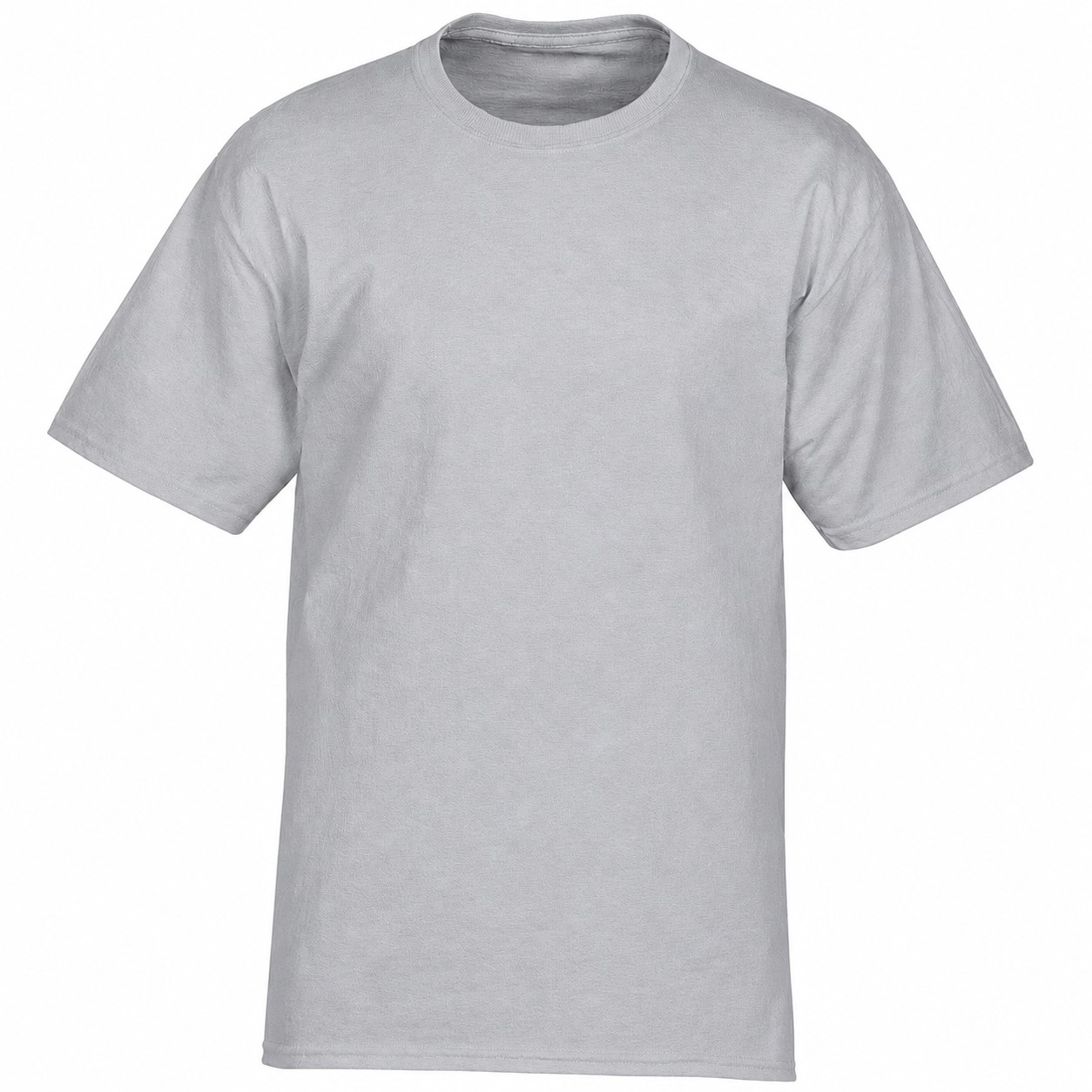 Authentic Cotton Screen T Shirt — Silver