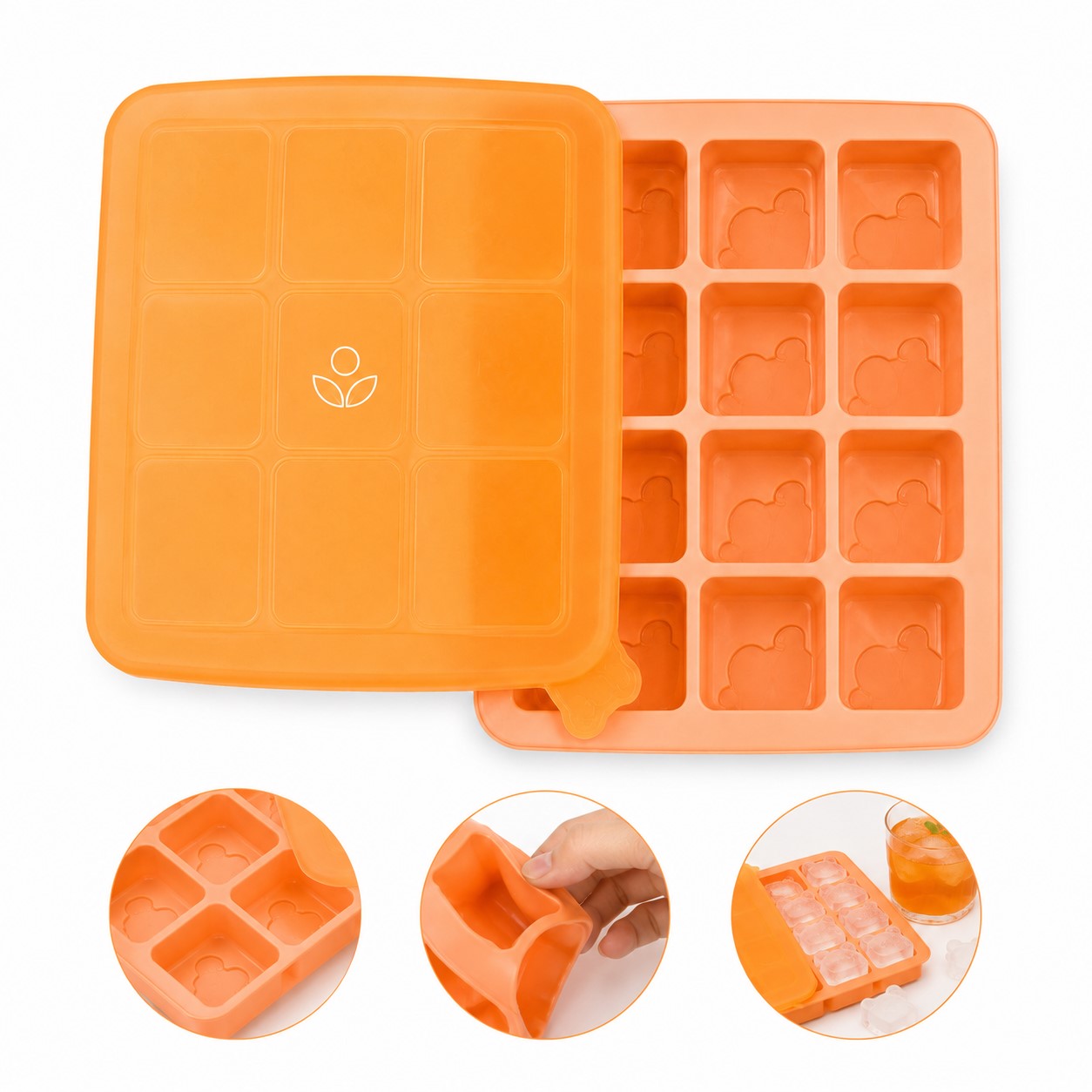 Floral Silicone Ice Cube Mold