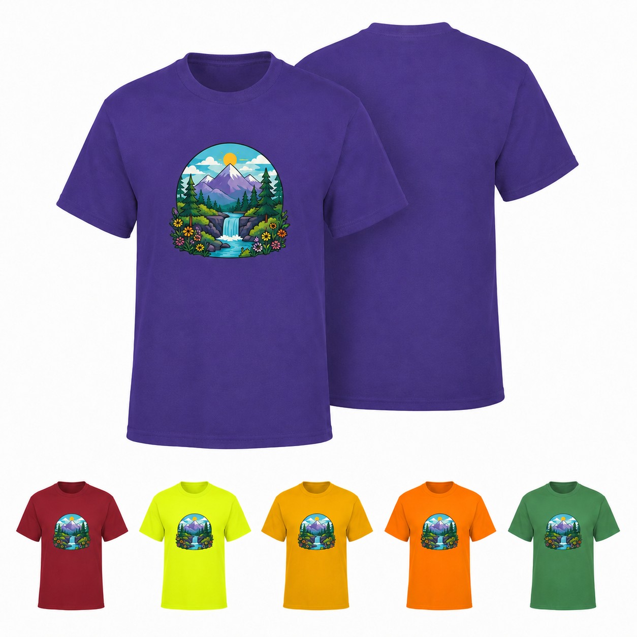 Recycled Cotton-Polyester Blend T-Shirt