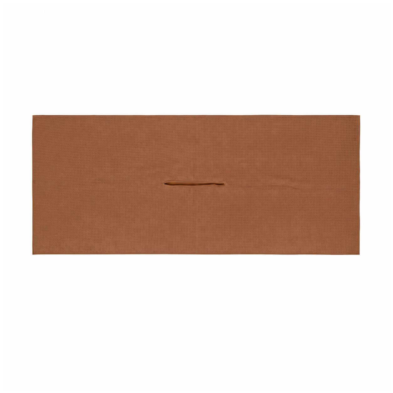Microfiber Caddie Towel With Club Slit — Copper Brown