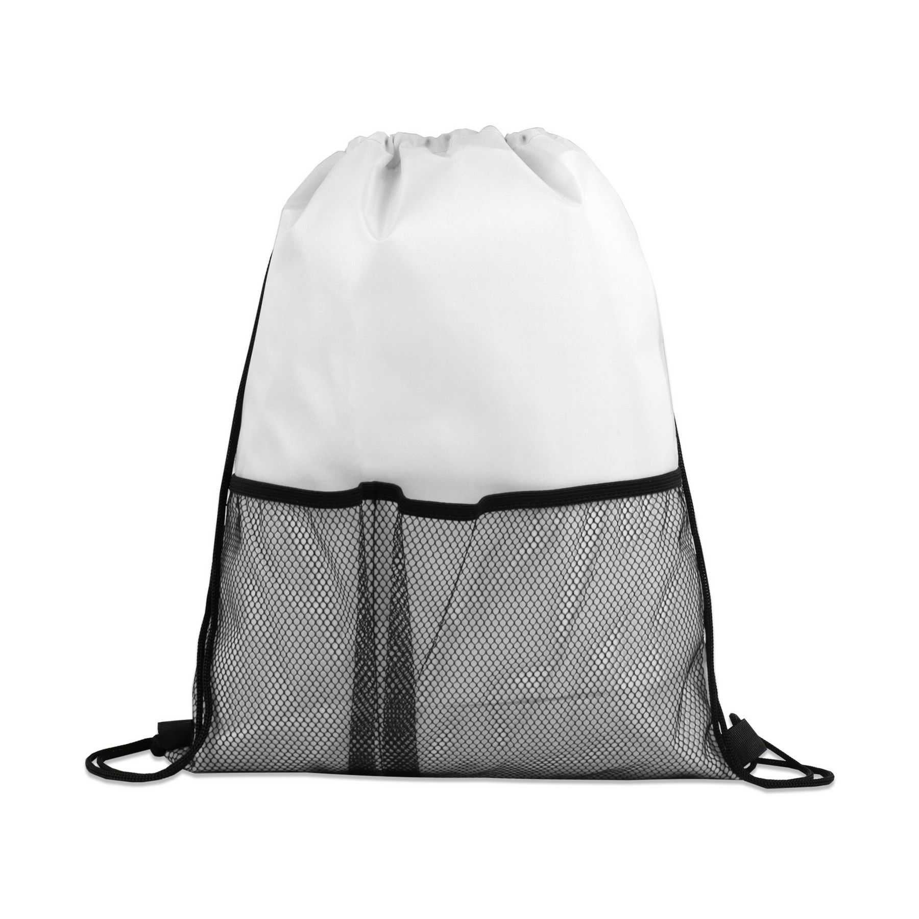 Mesh Pocket Drawstring Backpack — view 2