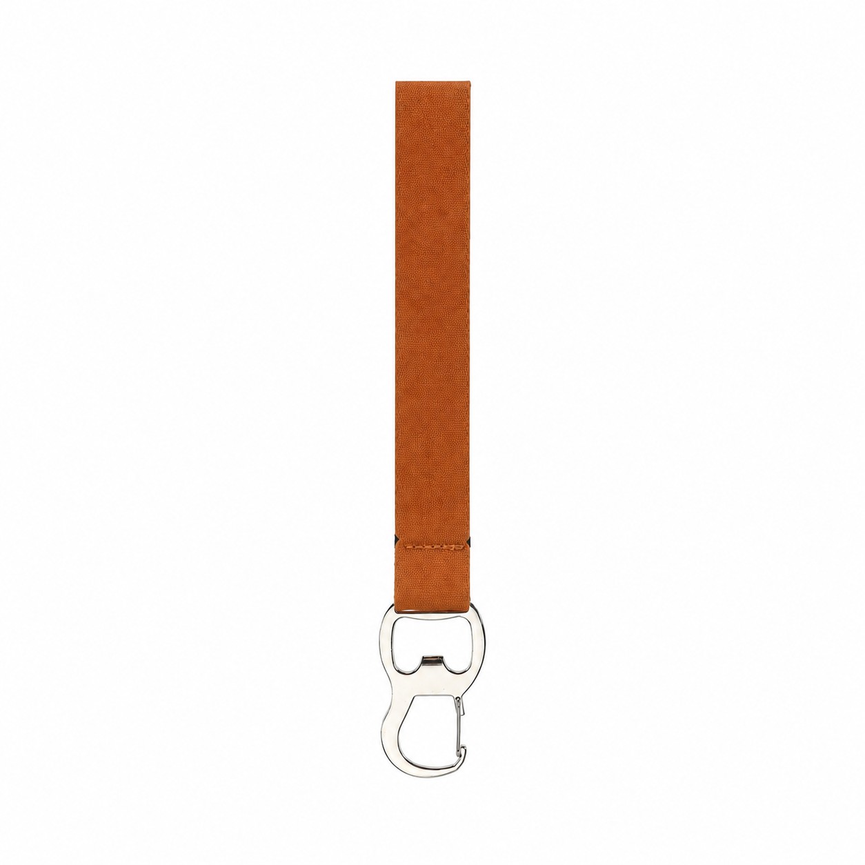 Neoprene Wristband Bottle Opener Keychain — Copper Brown