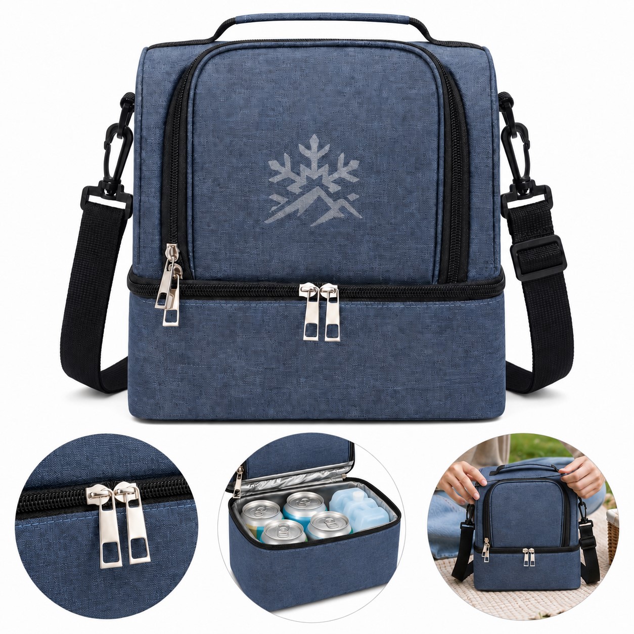 Double Deck Oxford Insulated Meal Bag
