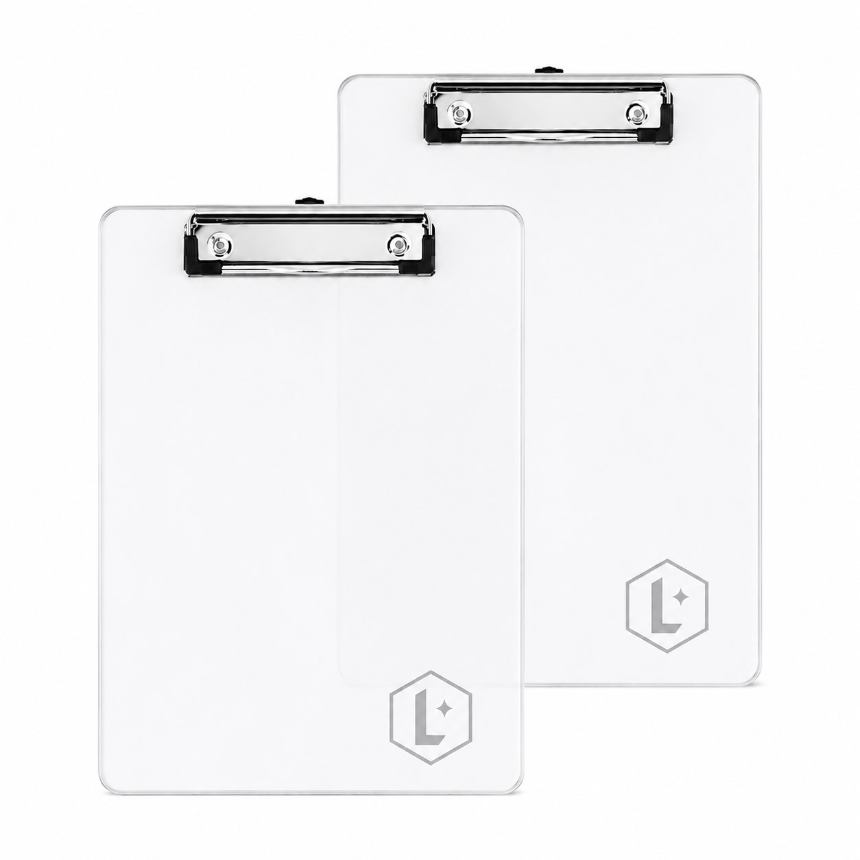 Clear Acrylic Clipboard With Retractable Hook