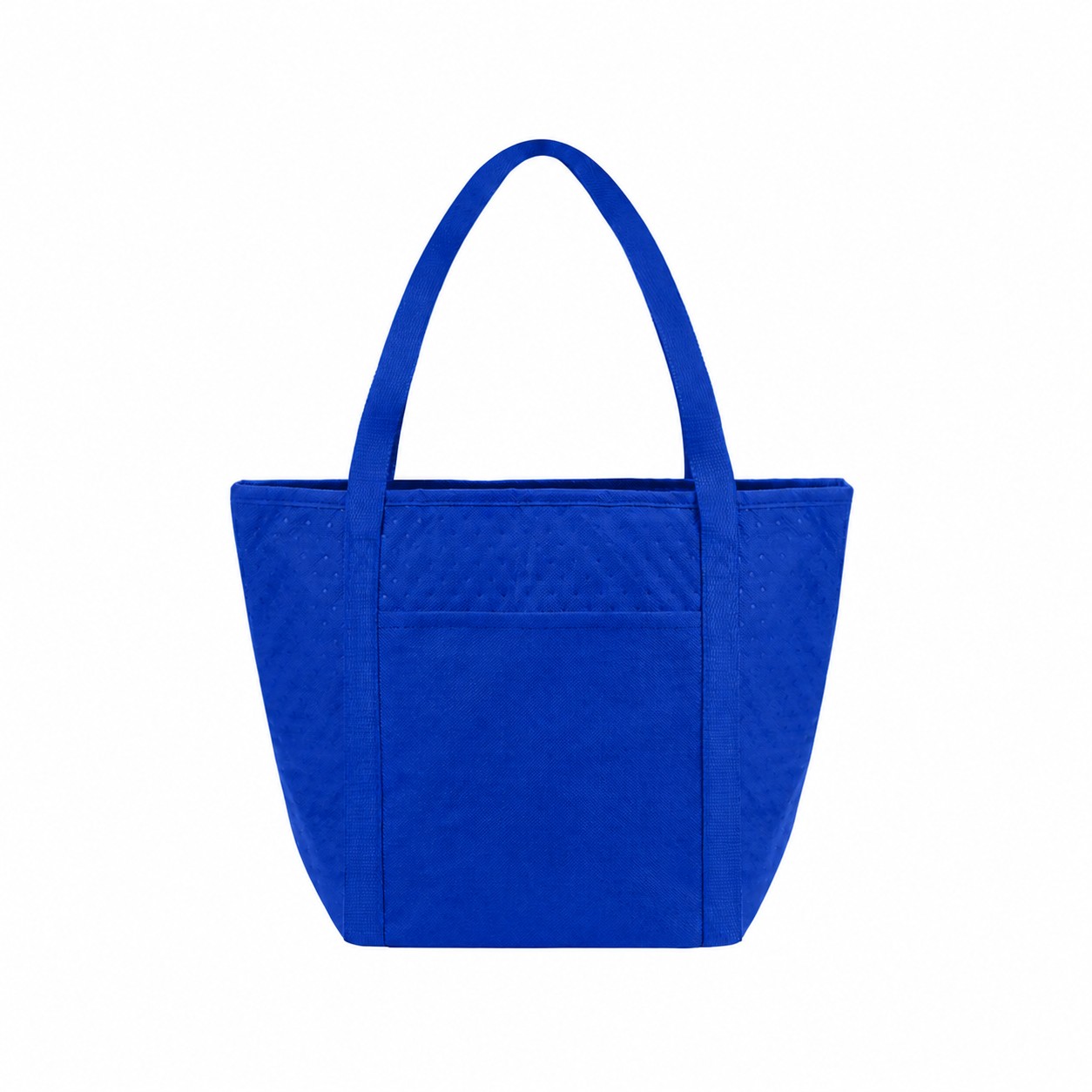 Zipper Roomy Cooler Tote — Royal Blue