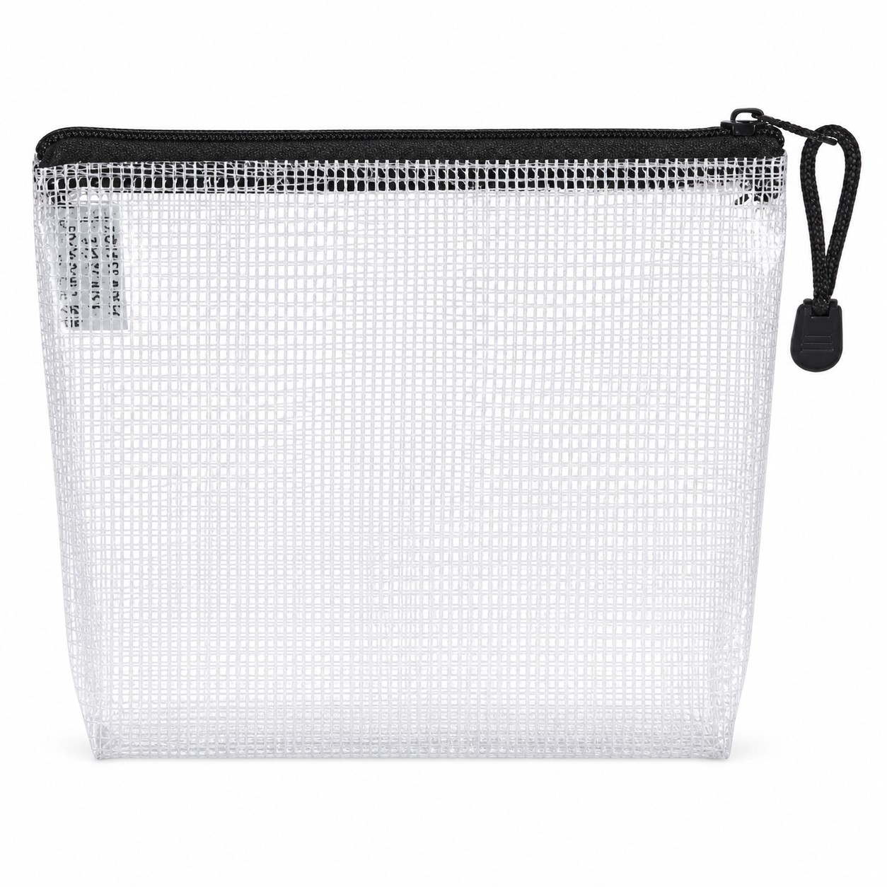 Zippered Polyweave Mesh Cosmetic Pouch — view 2