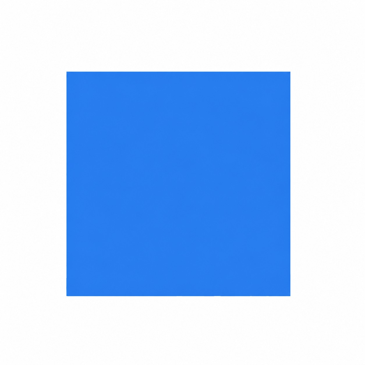 Polyester Square Bandanna — Blue