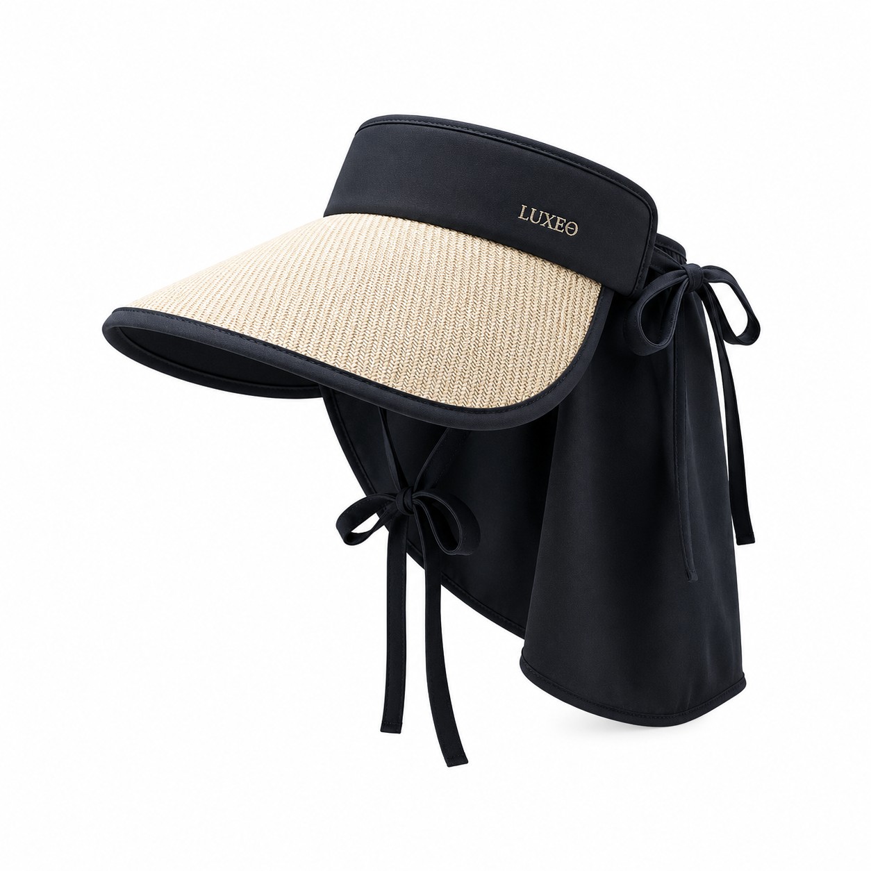 Wraparound Wide Brim Polyester Sun Visor