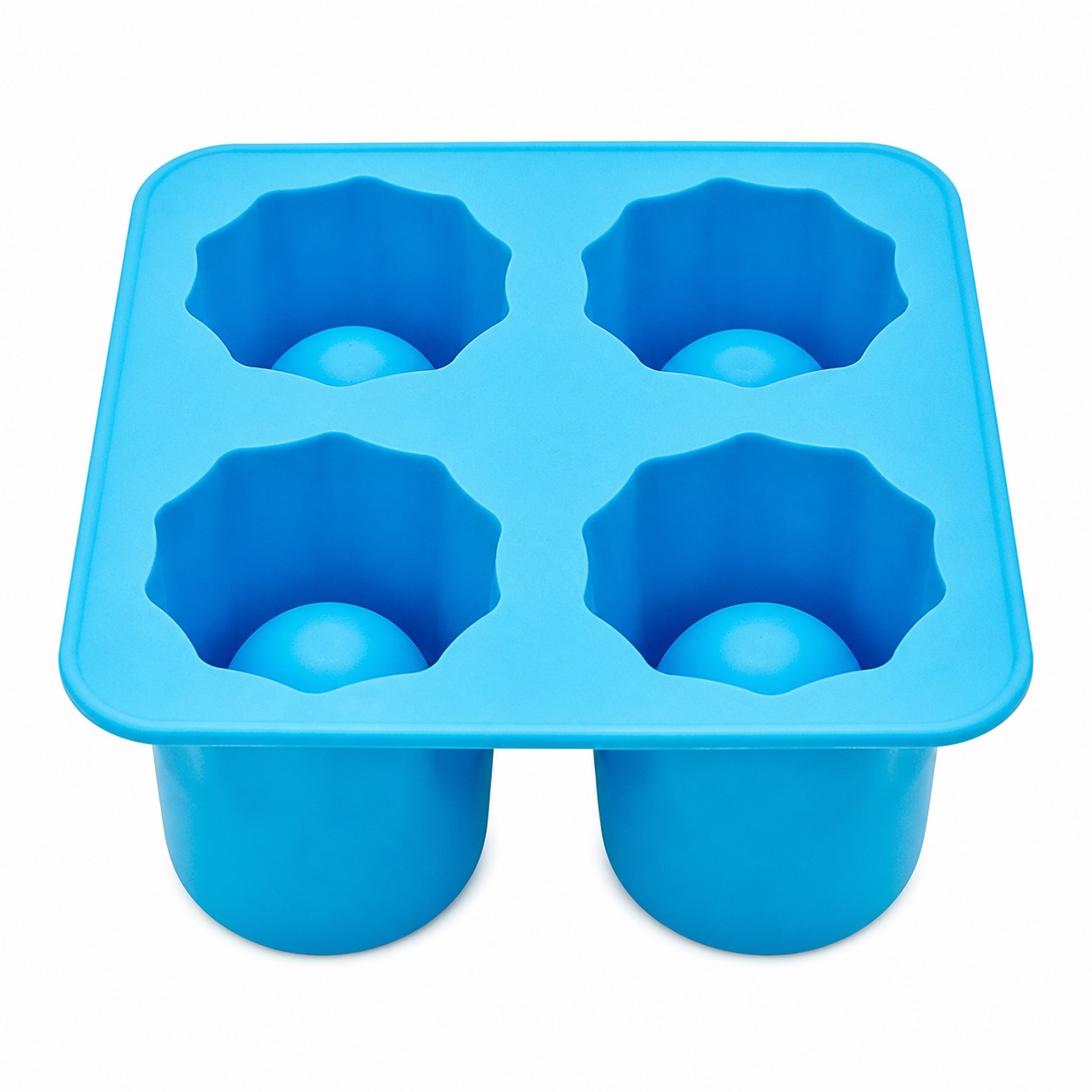 Four Cavity Shot Glass Ice Mold — view 2