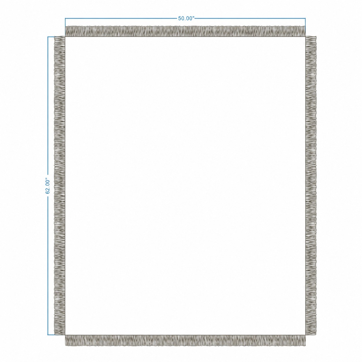Jacquard Woven Throw Blanket — Nickel Silver