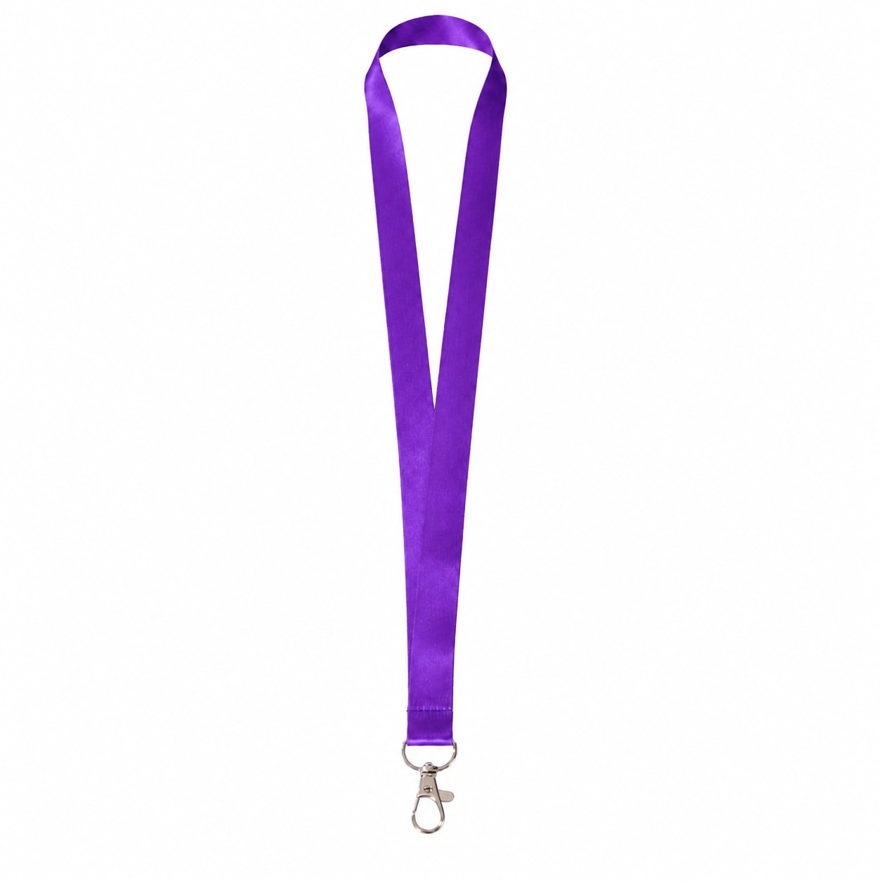 Recycled RPET Badge Lanyard — Purple