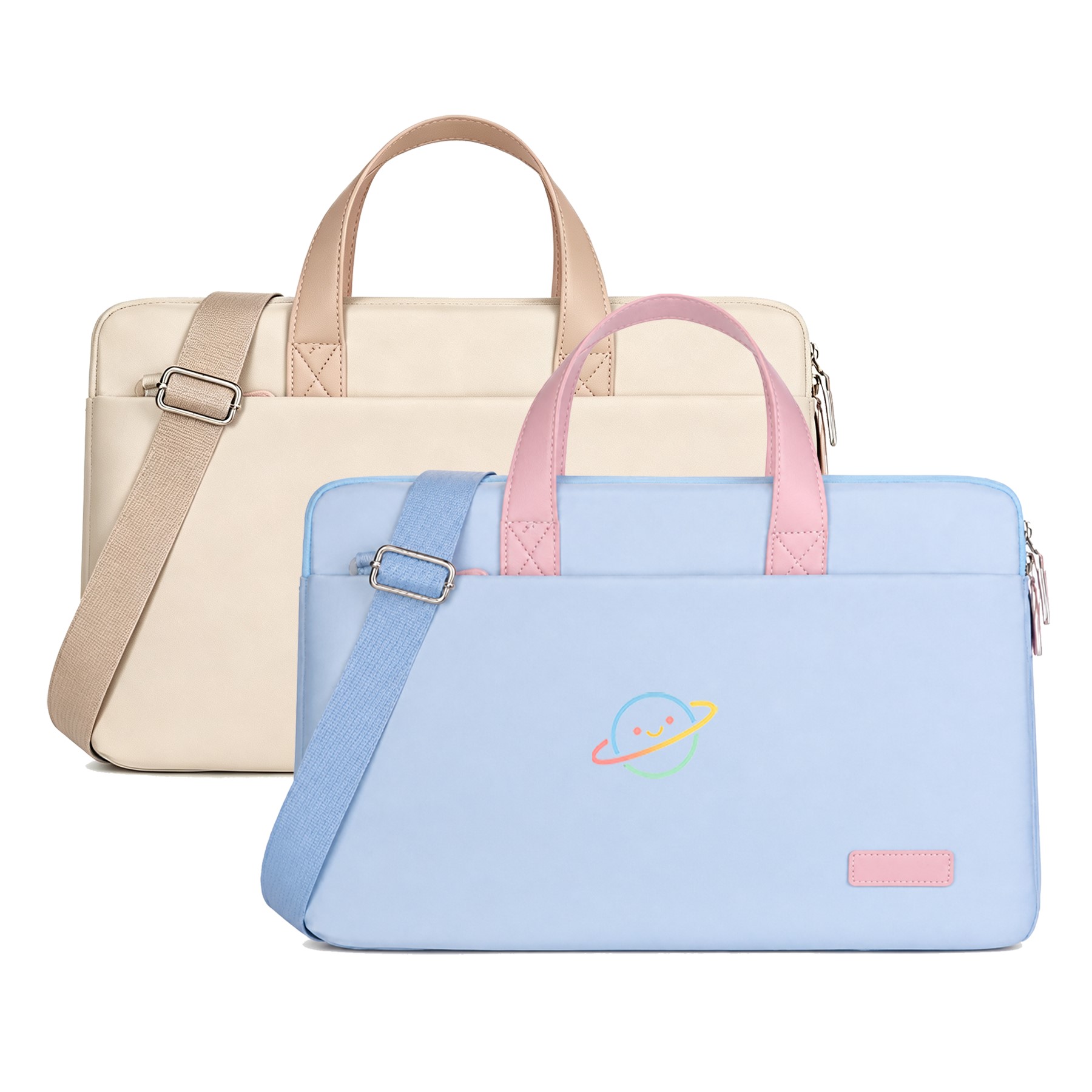 Dual Carry Polyester Laptop Bag