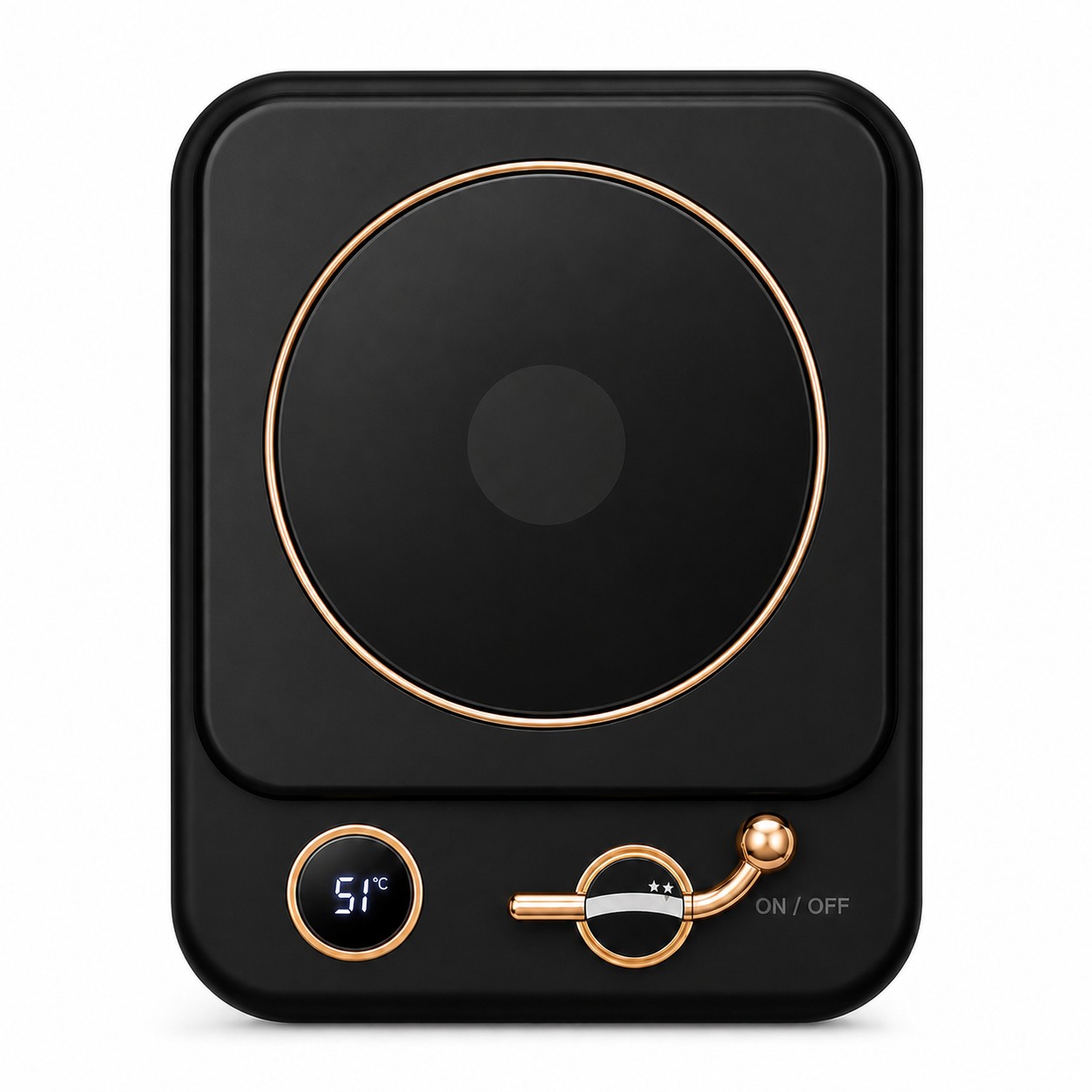 Smart Desktop Drink Warmer — Black