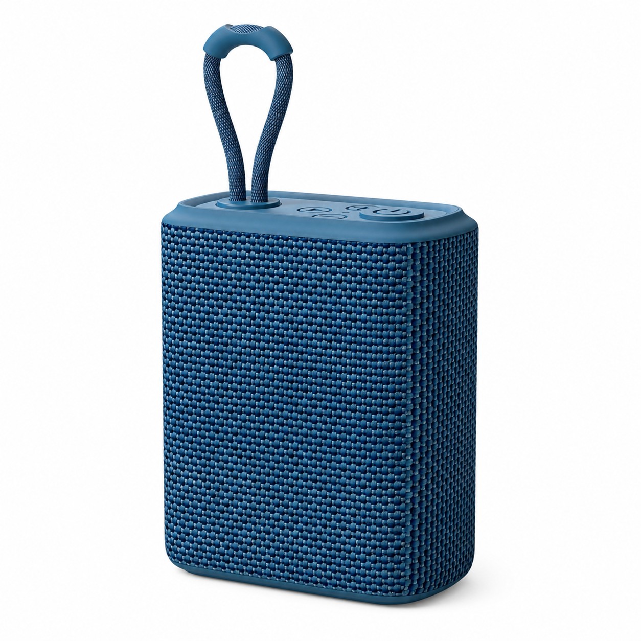 Mini Fabric Wireless Speaker With Carry Loop — view 2