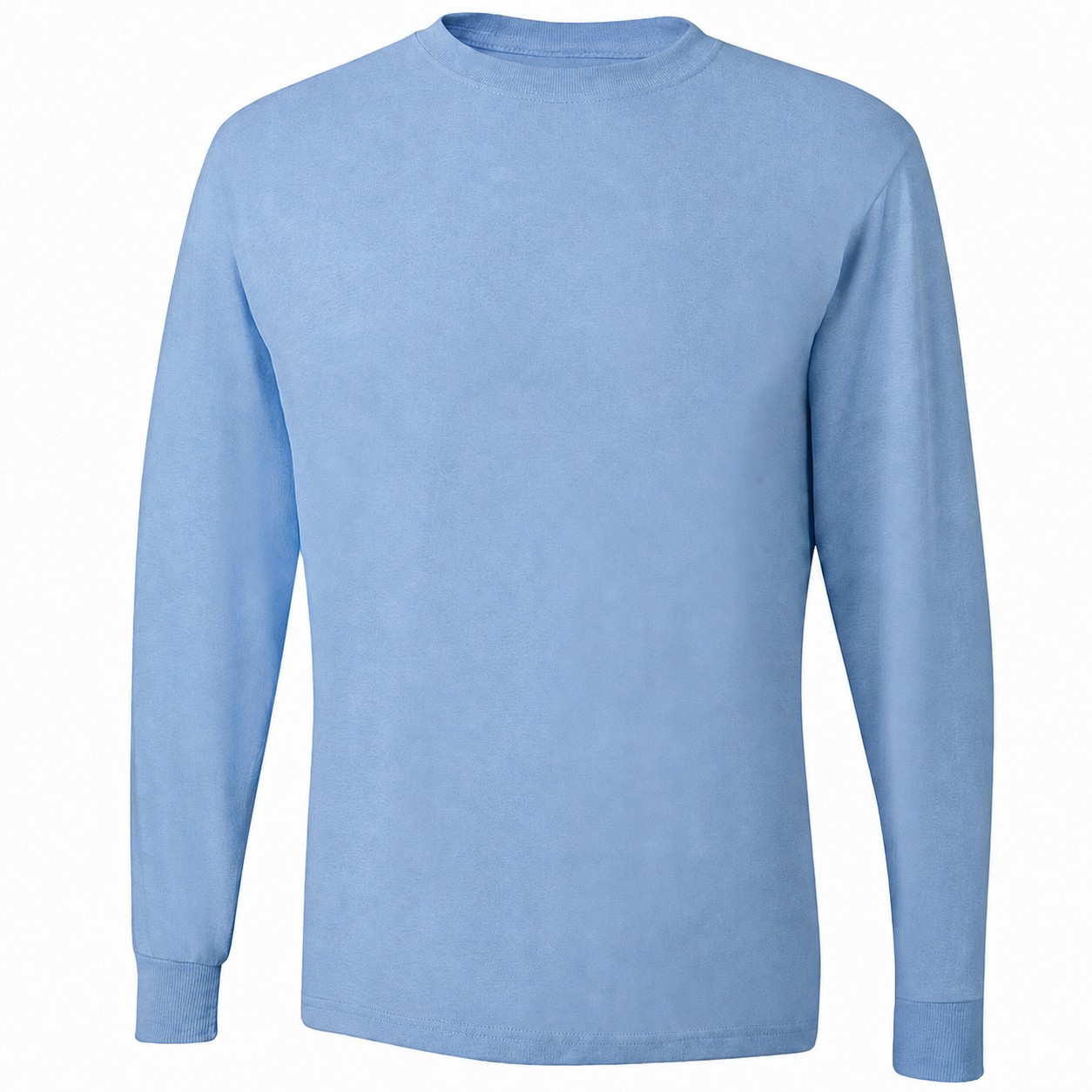 Moisture Wicking Cotton Polyester Long Sleeve Shirt — view 2