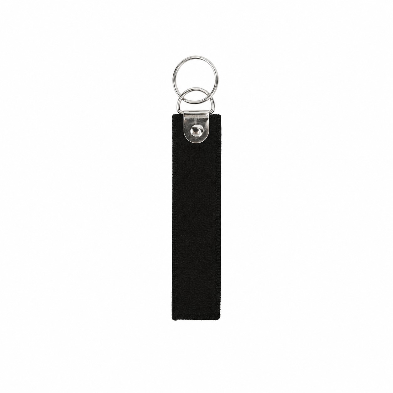 Polyester Flight Keytag Ring — Black