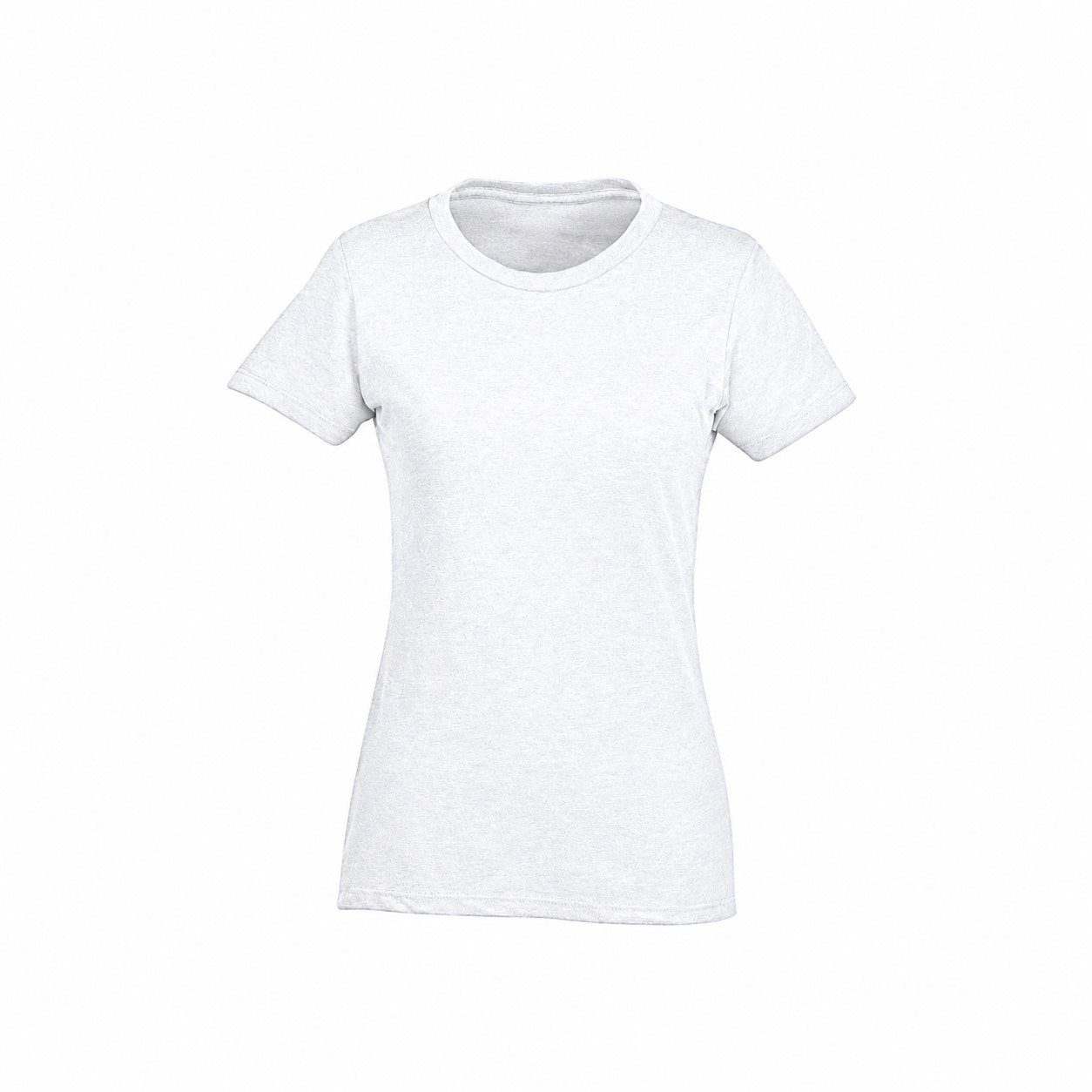Ladies Combed Ringspun Cotton Blend Tee — White