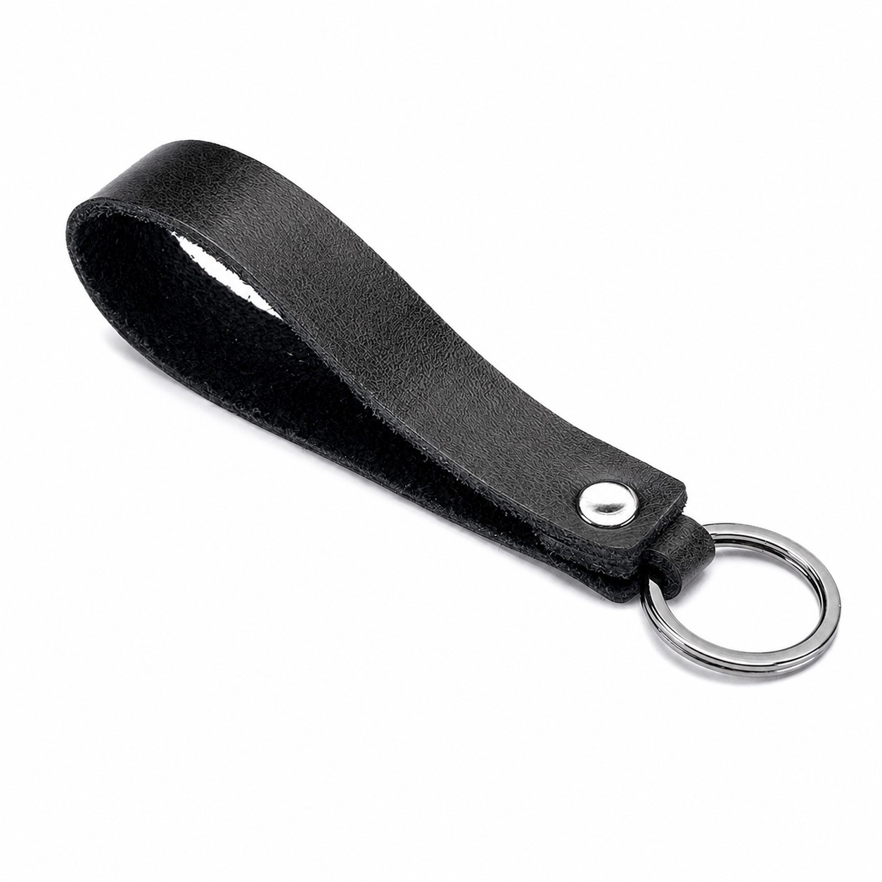 Genuine Leather Wrist Strap Keychain — view 2