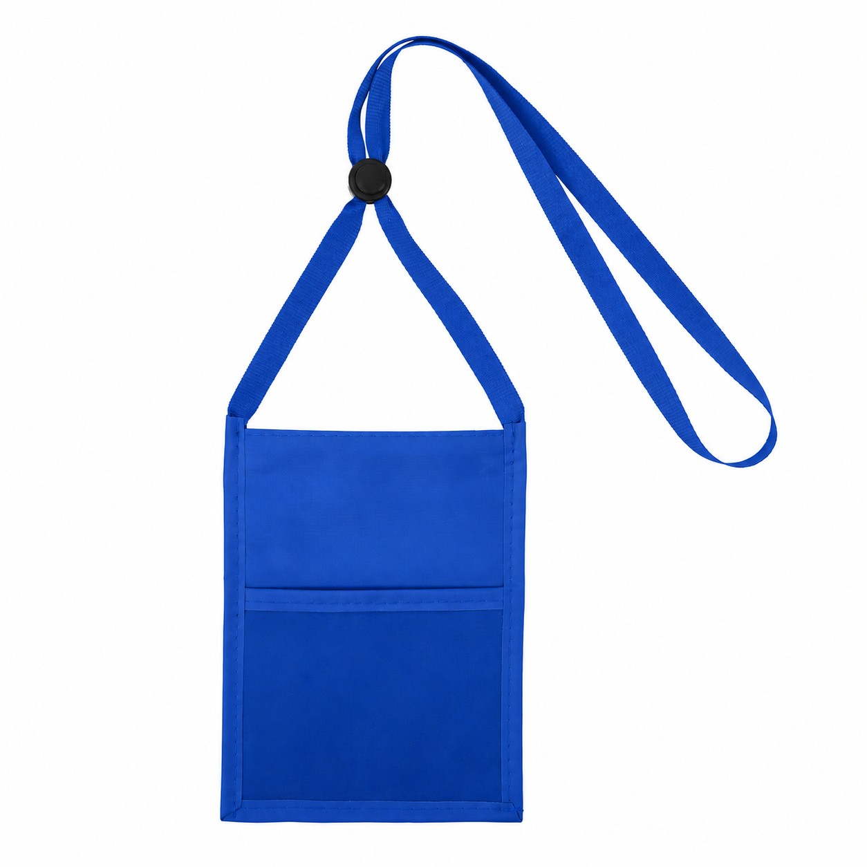 Adjustable Lanyard Badge Wallet — Royal Blue