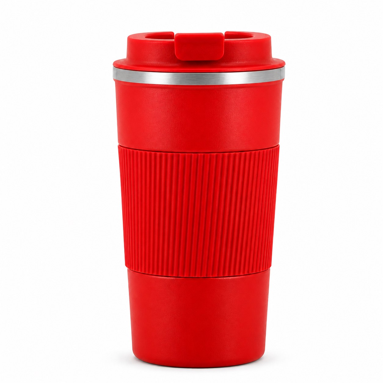Leakproof Insulated Coffee Mug — Red